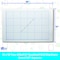 Flipside 12in X 18in Two Sided Quadrant Grid Dry Erase Board 1/2in Square Bulk Class, 12PK 22012 - alternate 3